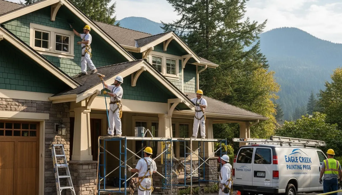 Exterior painting service in Portland, OR for homes and commercial buildings