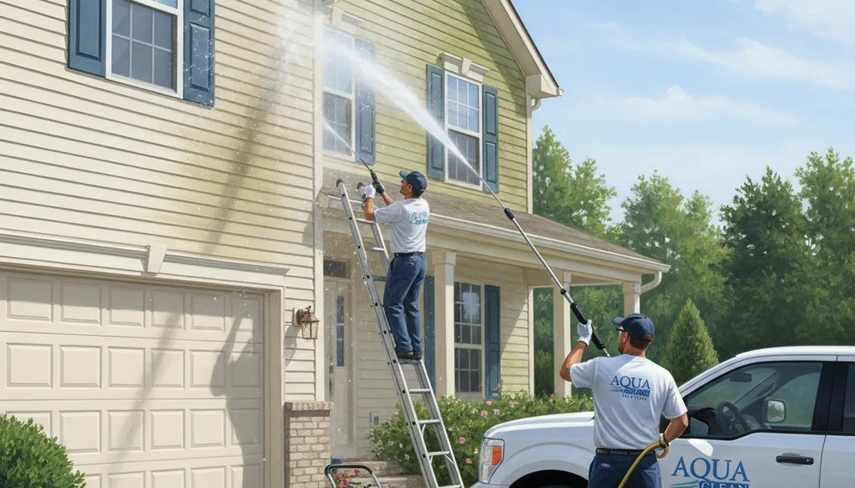 Vinyl siding pressure cleaning for Portland, OR homes to remove moss and boost curb appeal